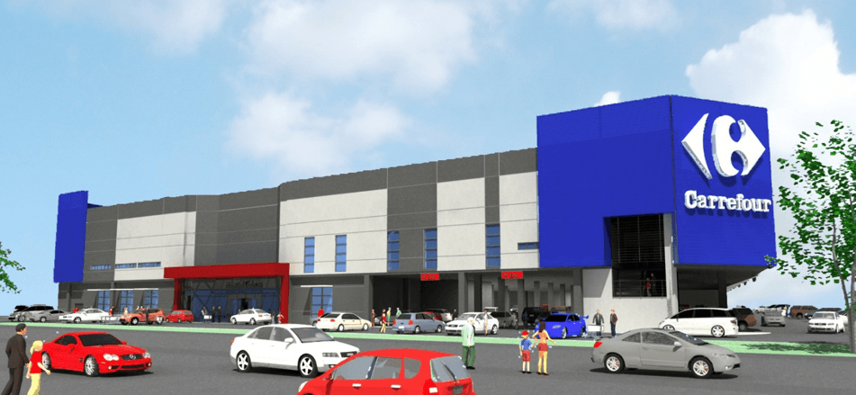 Carrefour Hypermarket, a commercial project in Ampang, Selangor